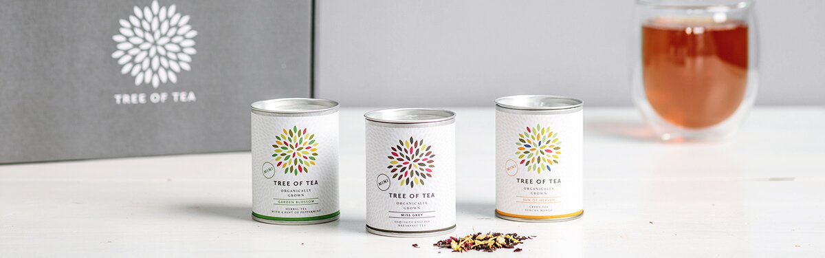 3 leckere Tee-Minis in schickervGeschenkbox