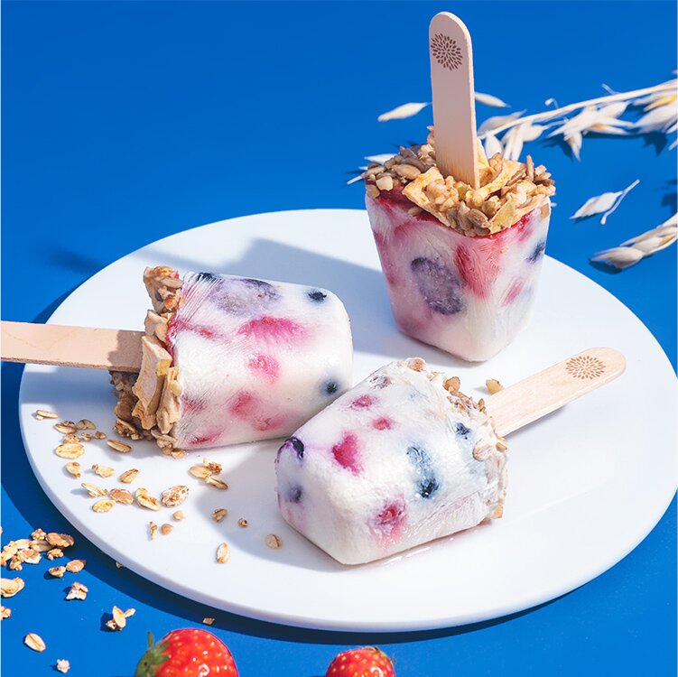 Müsli Beeren Eis